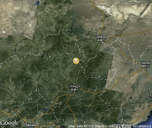 map: Chinese Manchu Wedding Custom