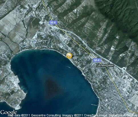 map: Gelendzhik Beach