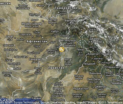 map: Landscape of Pakistan