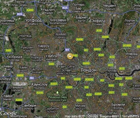 карта: Лондонский метрополитен