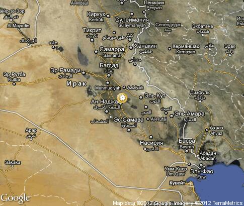 map: Nature of Iraq