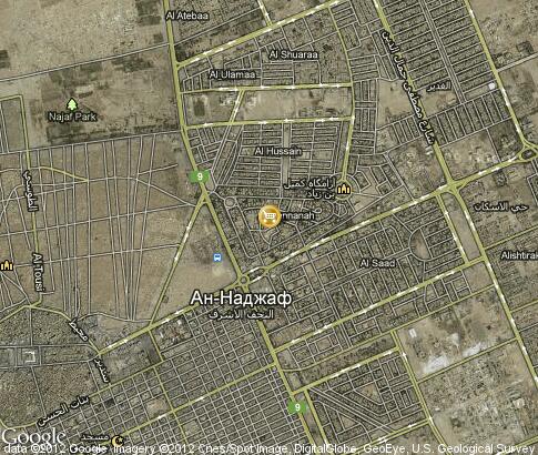 map: Shopping in Najaf