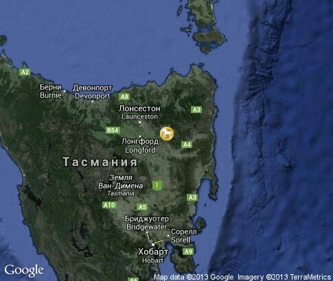 map: Tasmania Zoo