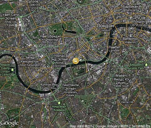 карта: Экскурсия по Темзе