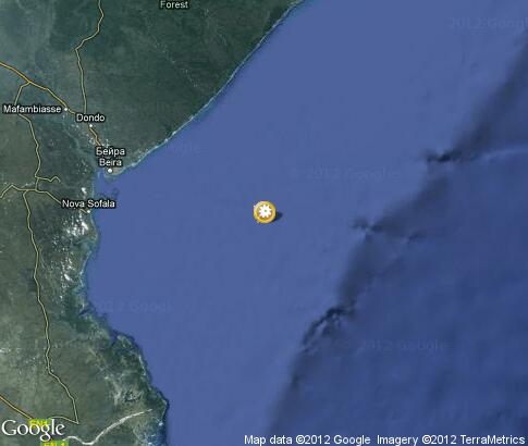 карта: Подводный мир Мозамбика