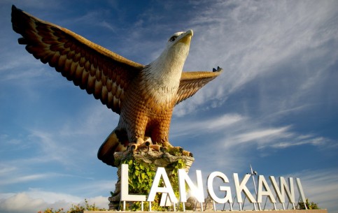 Langkawi - an archipelago of 99 islands; snowy beaches; dense forests; marine park Pulau Payar; waterfall 