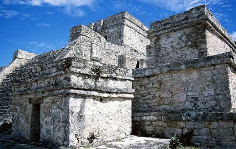 Tulum is an ancient city of the Maya civilization, founded in 12 c. AD, probably a large trade port of the time. Temple of the Frescoes; cave and cenote systems.